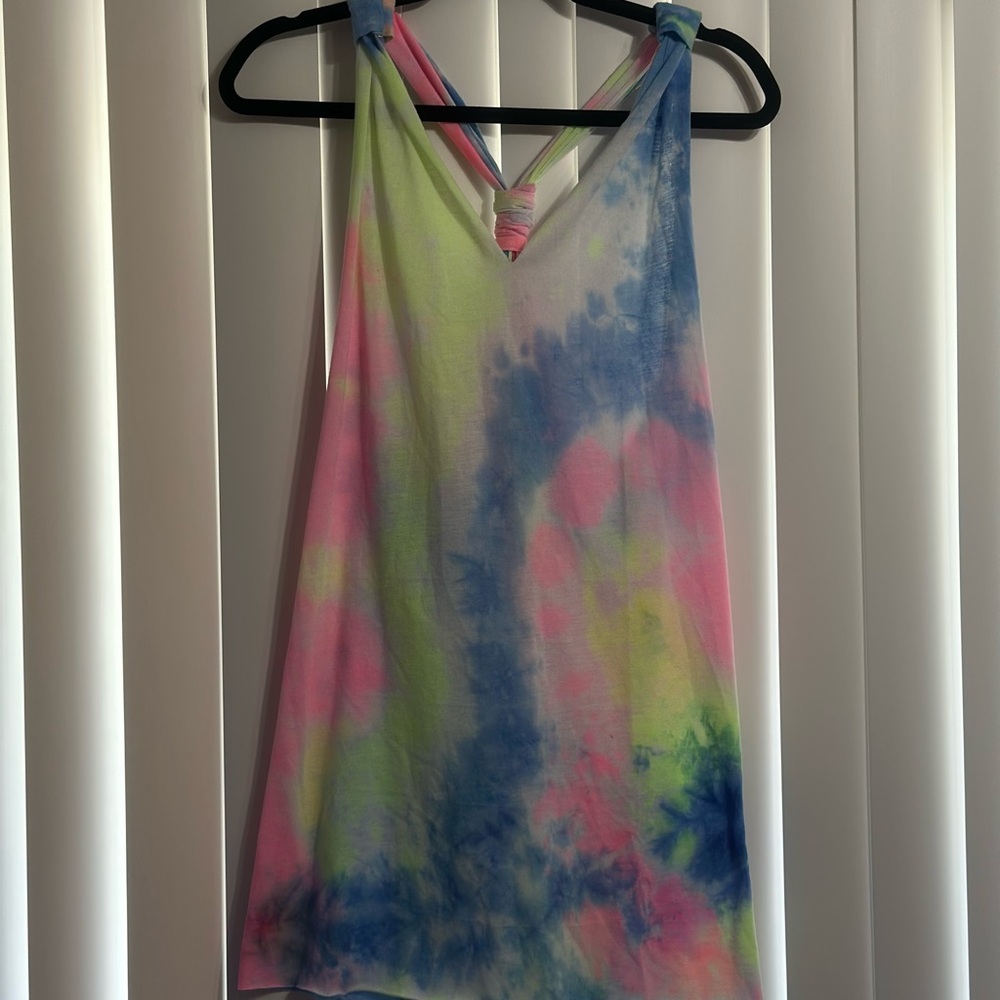 Tie-Dye Sleeveless Dress, Bathing suit cover up